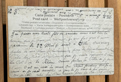 Embossed French Antique Postcard, Golden Carriage Filled with Pansies, Driven by Swallows // Printed in Prussia 1900s