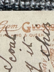 Antique British Postcard, Real Photo from the Raphael Tuck Series Kings and Queens //Embellished with Gold Gilt Border, Poet Robert Harrick