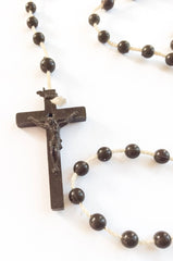 NOW SOLD Art Deco, French Rosary  Celluloid Rosary, Vintage Cross