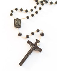 NOW SOLD Art Deco, French Rosary  Celluloid Rosary, Vintage Cross