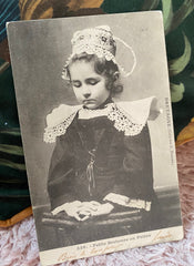 Copy of Breton Girl French Vintage Postcard, Quimper 3