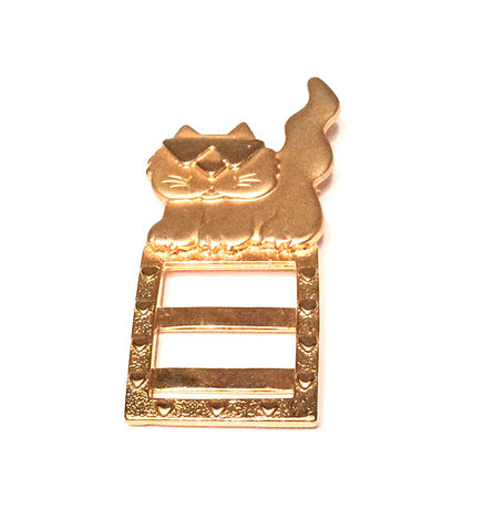 Jonelle Jewelry, Cat Wearing Sunglasses Pin or Brooch,