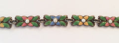 Bernard Instone Art Nouveau Enamel Bracelet Arts & Crafts Movement Vintage Jewelry
