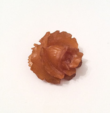 Bakelite Brooch, Rose, Flower, Early 20th Century Art Deco Vintage Jewelry